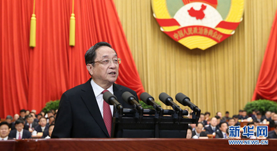 俞正聲提出2016年全國(guó)政協(xié)在港澳臺(tái)僑領(lǐng)域主要任務(wù)
