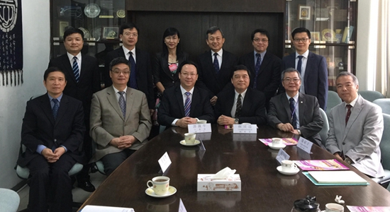 譚鐵牛走訪中華基督教會(huì)香港區(qū)會(huì)