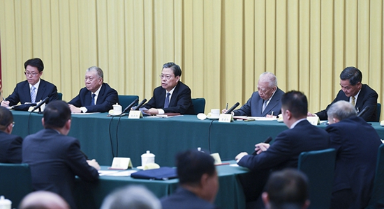 趙樂(lè)際看望港澳地區(qū)全國(guó)政協(xié)委員并參加討論