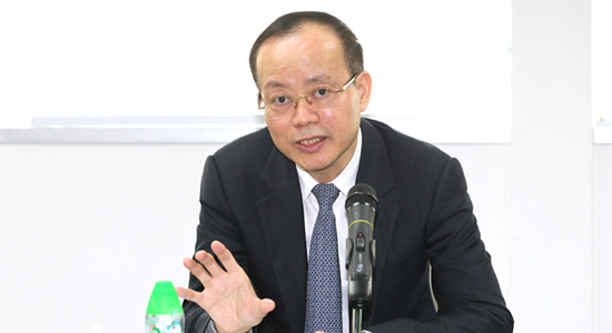 楊健與體演文出界人士分享全國(guó)“兩會(huì)”精神