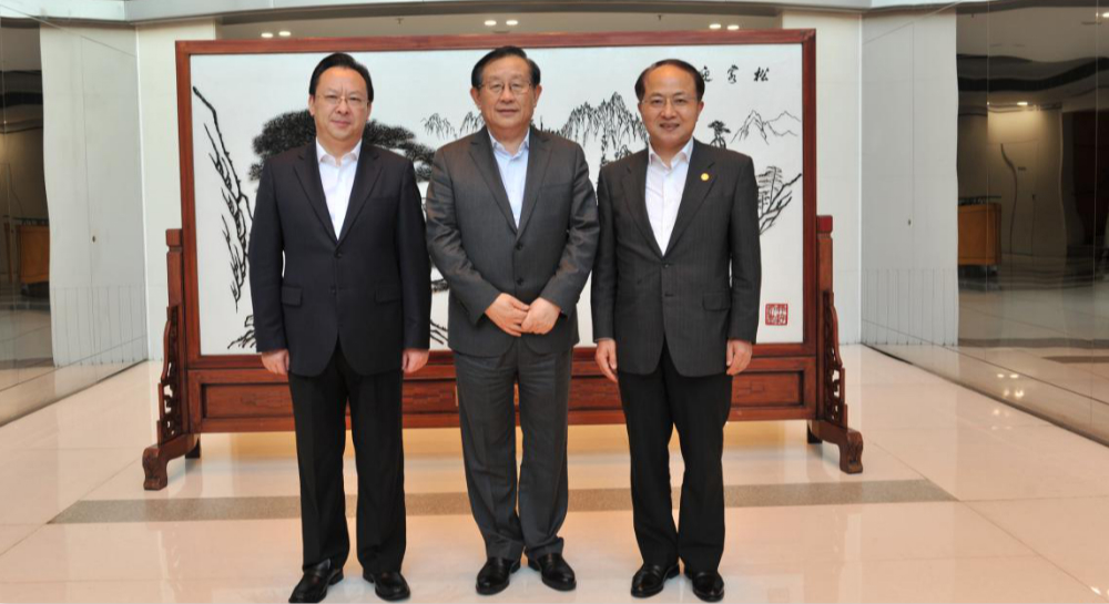 王志民會(huì)見全國(guó)政協(xié)副主席、中國(guó)科協(xié)主席萬(wàn)鋼一行