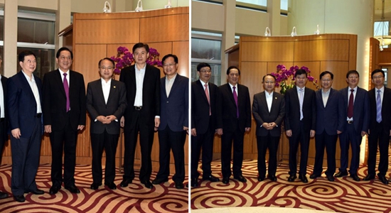 王志民會(huì)見福建省政協(xié)副主席洪捷序、莆田市市長(zhǎng)李建輝