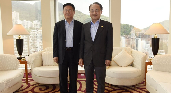 王志民會(huì)見浙江省委副書記、寧波市委書記鄭柵潔
