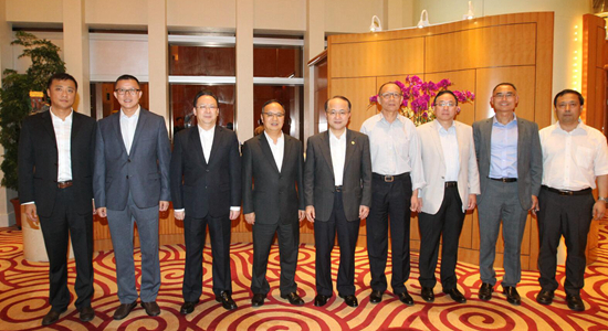 王志民會(huì)見在港參加香山科學(xué)會(huì)議的部分院士和專家
