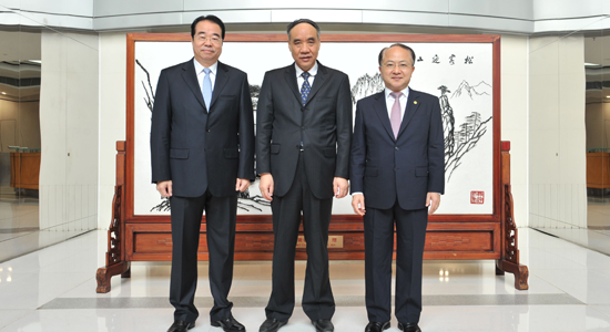 王志民會(huì)見全國(guó)政協(xié)副主席辜勝阻、中央統(tǒng)戰(zhàn)部副部長(zhǎng)許又聲