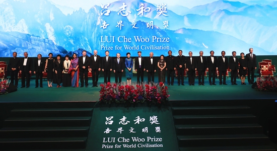 王志民主禮2018年呂志和獎(jiǎng)?lì)C獎(jiǎng)禮