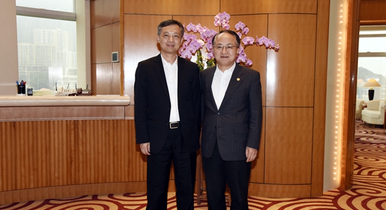 王志民會(huì)見廣州市委書記張碩輔一行