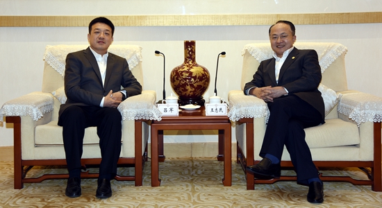 王志民會(huì)見中糧集團(tuán)董事長(zhǎng)呂軍