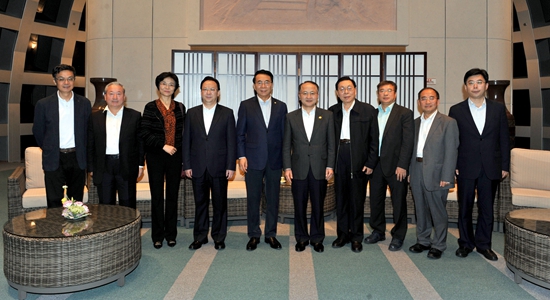 王志民會(huì)見中科院院長(zhǎng)白春禮一行