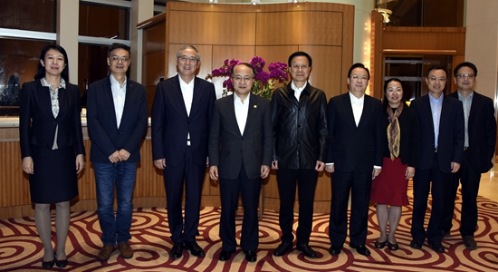 王志民會(huì)見中山大學(xué)校長(zhǎng)羅俊一行