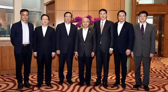 王志民會(huì)見北京大學(xué)校長(zhǎng)郝平一行