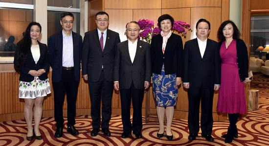 王志民會(huì)見清華大學(xué)校務(wù)委員會(huì)主任陳旭一行