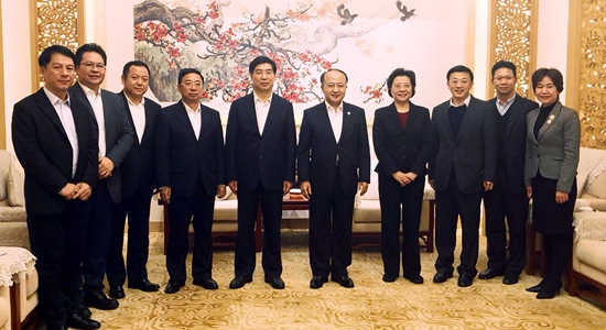 王志民會(huì)見肇慶市委書記賴澤華、市長(zhǎng)范中杰