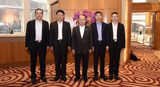 王志民會(huì)見民生銀行董事長(zhǎng)洪崎