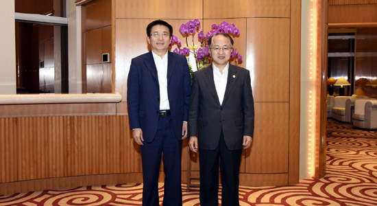 王志民會(huì)見國(guó)家中醫(yī)藥管理局局長(zhǎng)于文明