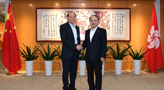 王志民會(huì)見國(guó)家禁毒委員會(huì)副主任曾偉雄