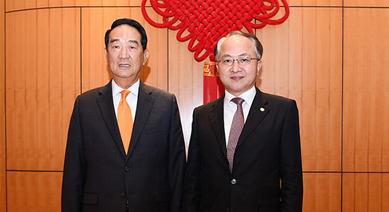 王志民會(huì)見親民黨主席宋楚瑜