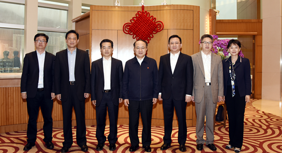 王志民會(huì)見中國(guó)人民保險(xiǎn)集團(tuán)董事長(zhǎng)繆建民