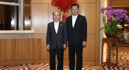 王志民會(huì)見中國(guó)證監(jiān)會(huì)副主席閻慶民