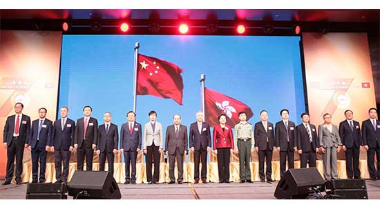 仇鴻出席香港蘇浙滬各界人士慶祝國(guó)慶70周年慶典活動(dòng)
