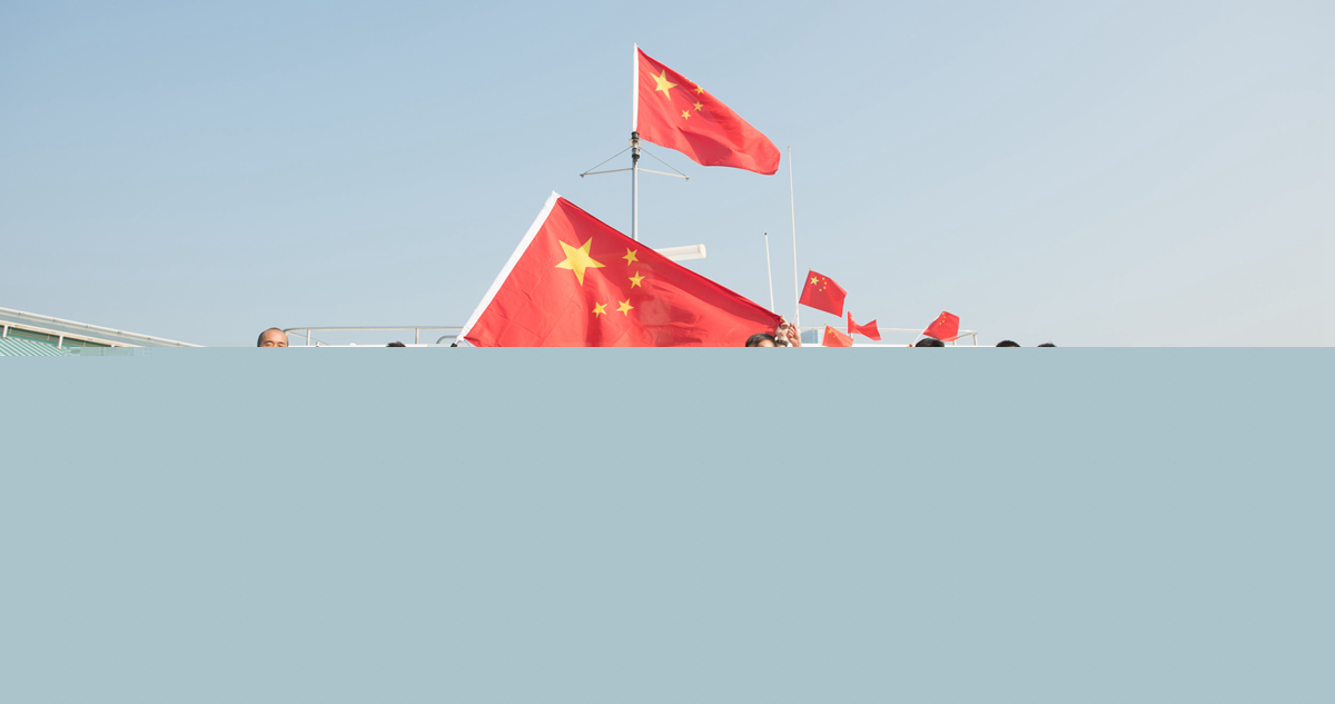 香港市民游船慶祝國慶
