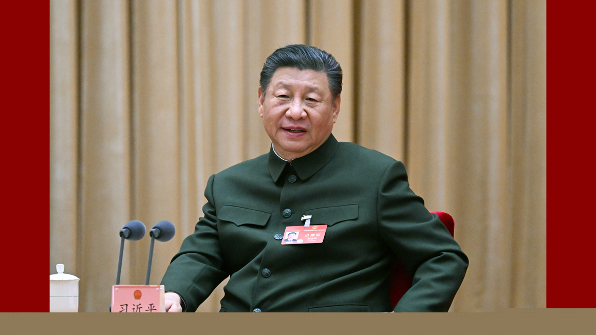 習(xí)近平在出席解放軍和武警部隊(duì)代表團(tuán)全體會(huì)議時(shí)強(qiáng)調(diào) 強(qiáng)化使命擔(dān)當(dāng) 深化改革創(chuàng)新 全面提升新興領(lǐng)域戰(zhàn)略能力