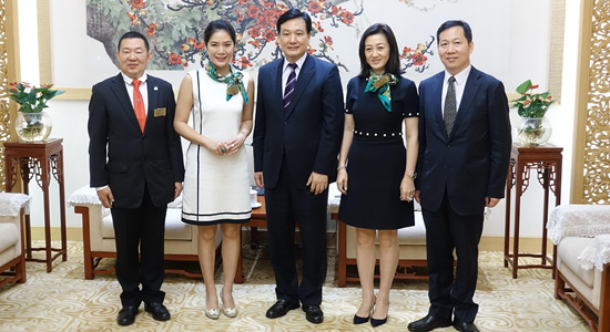 林武會(huì)見博愛(ài)醫(yī)院第67屆董事局全體成員